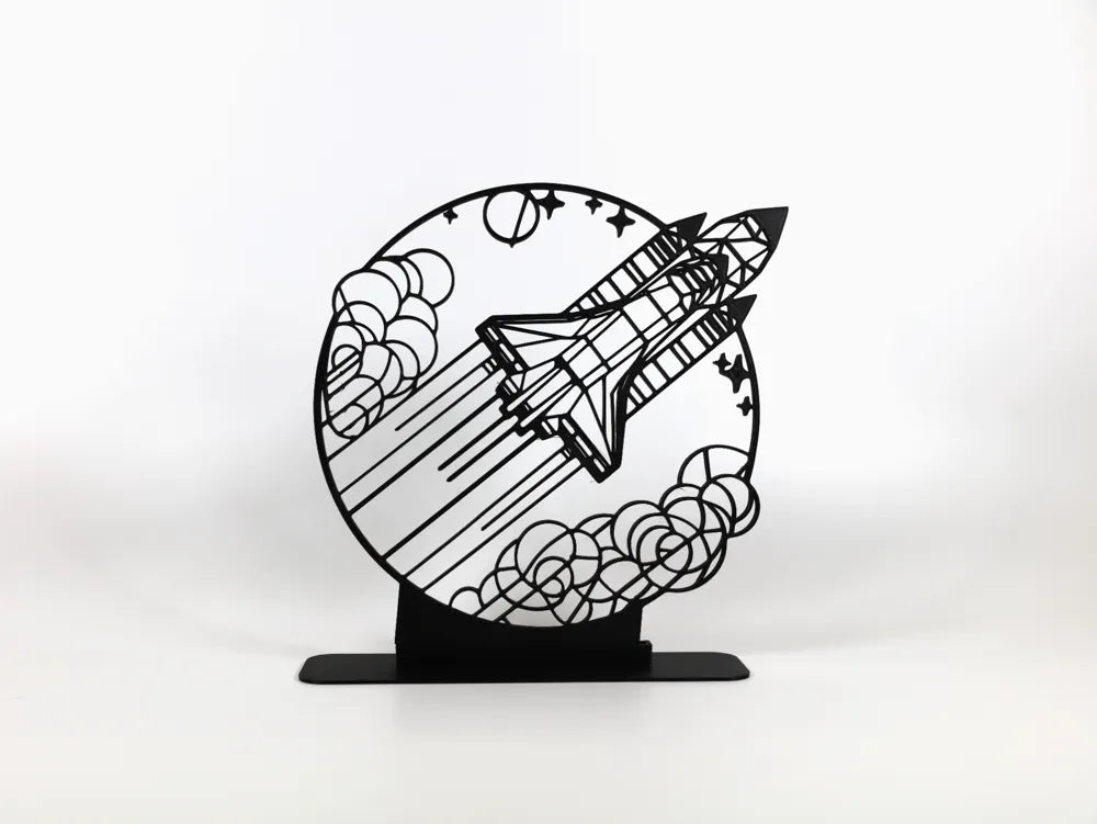 The Line Art Space Shuttle - To The Stars!