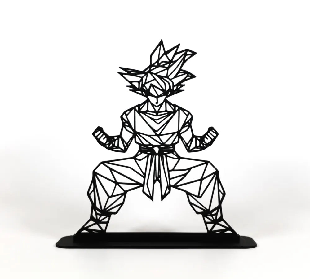Geometric Low Poly Goku