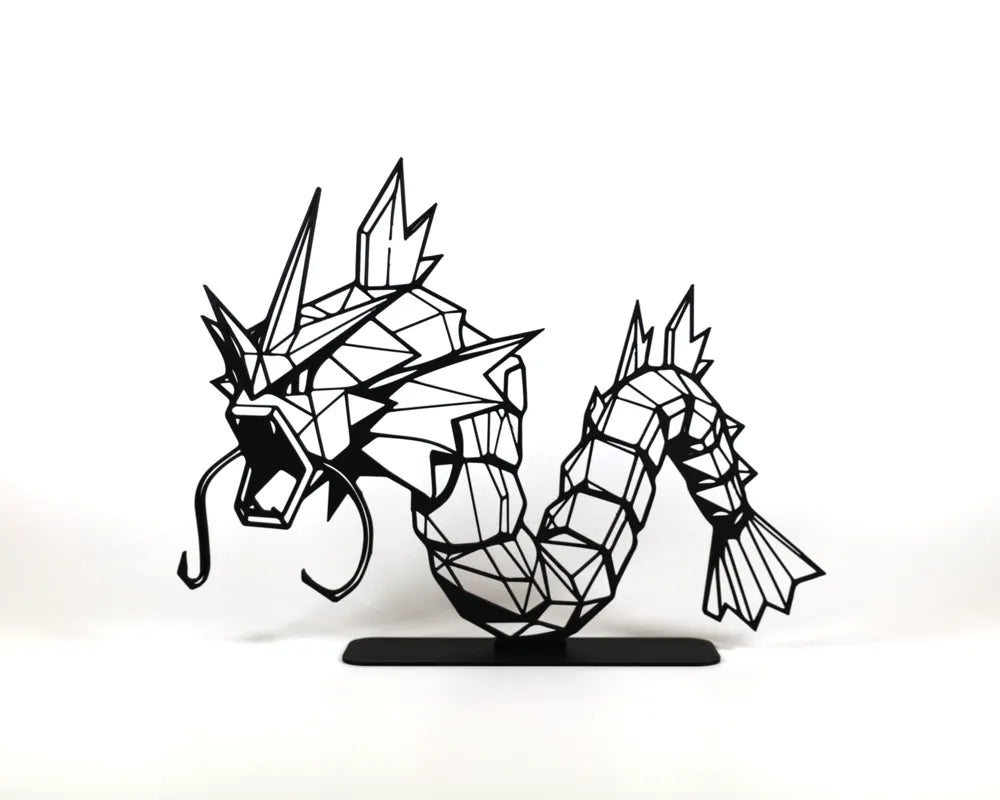 Geometric Low Poly Gyarados