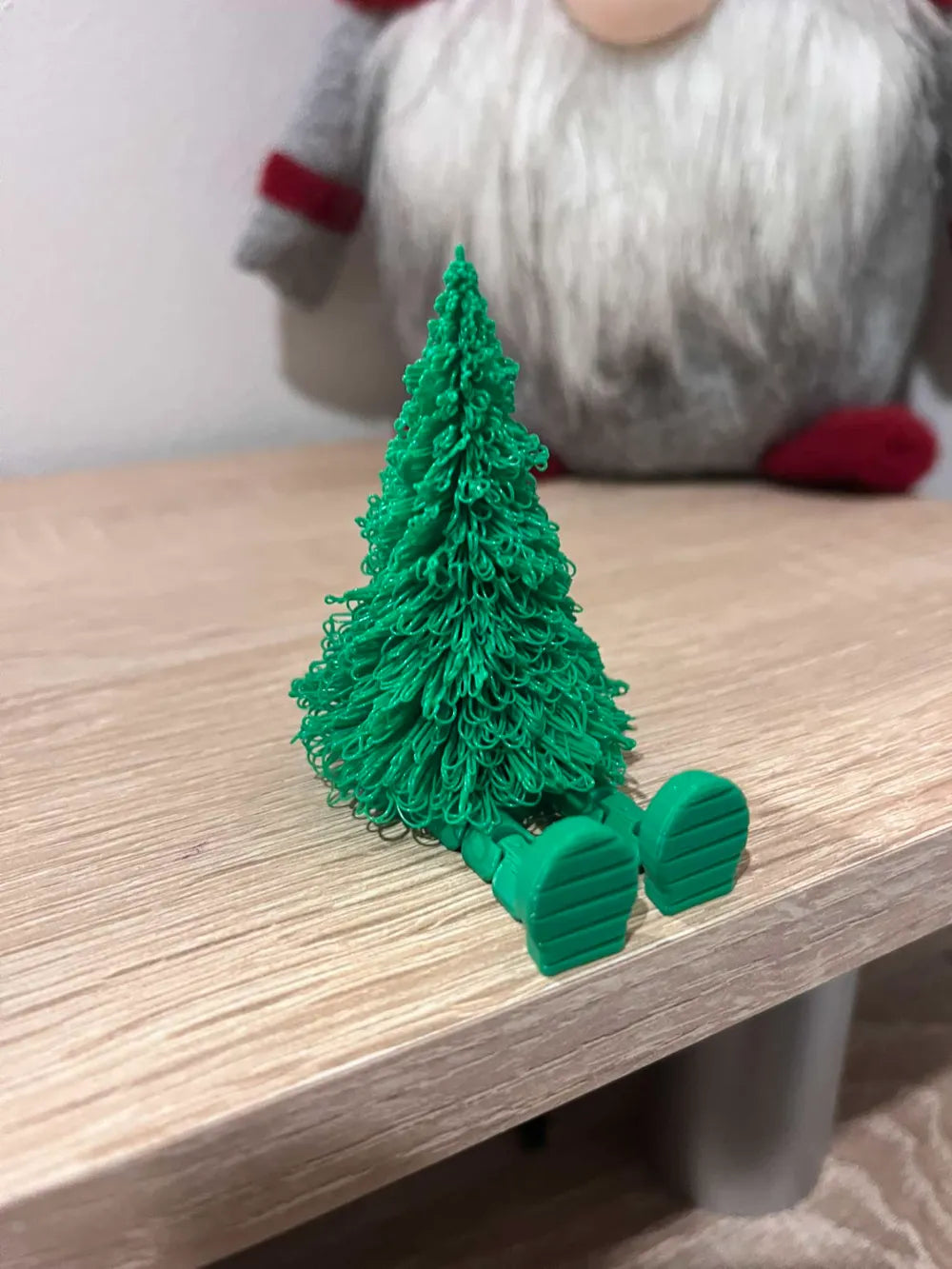 Cute Christmas tree with legs