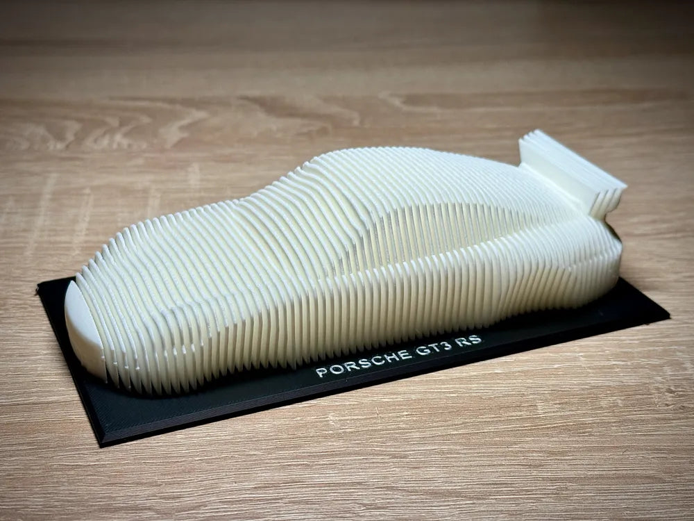 Porsche GT3 RS Layered Sculpture
