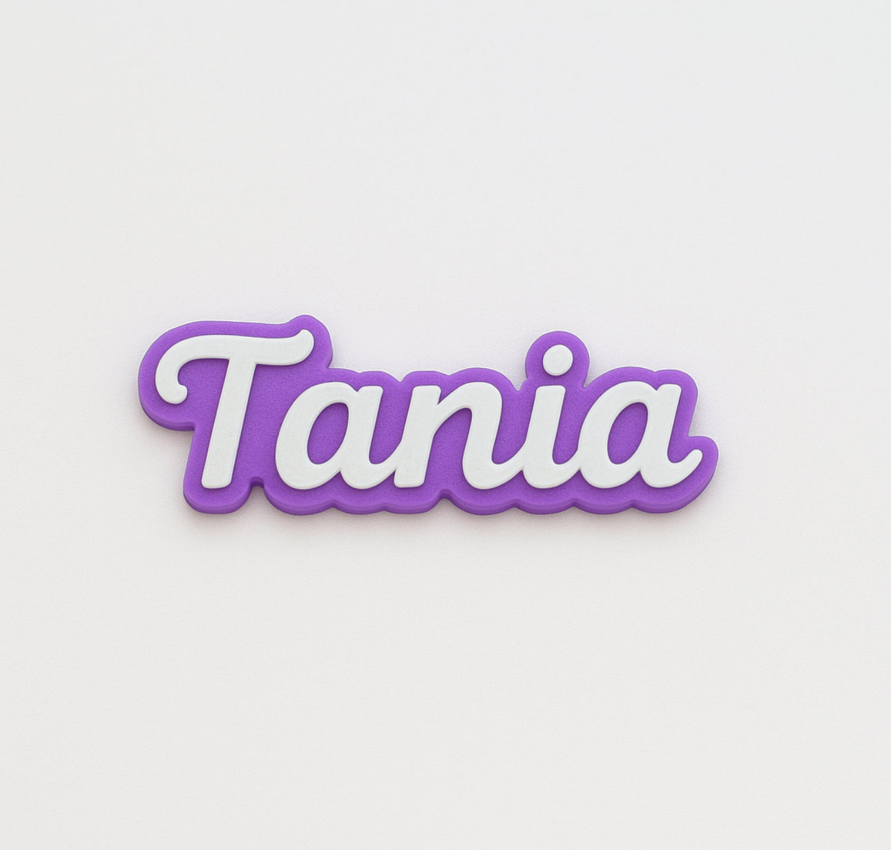 Custom Name Keychain Two Color Combo