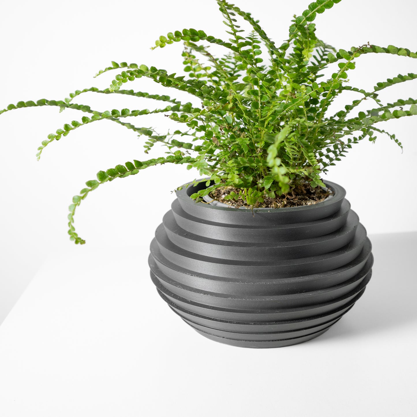 The Harno Interior Planter Pot with Drainage Tray