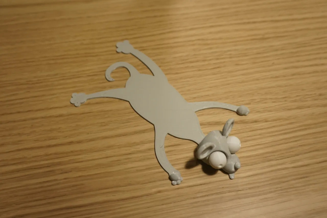 Flat mouse bookmark