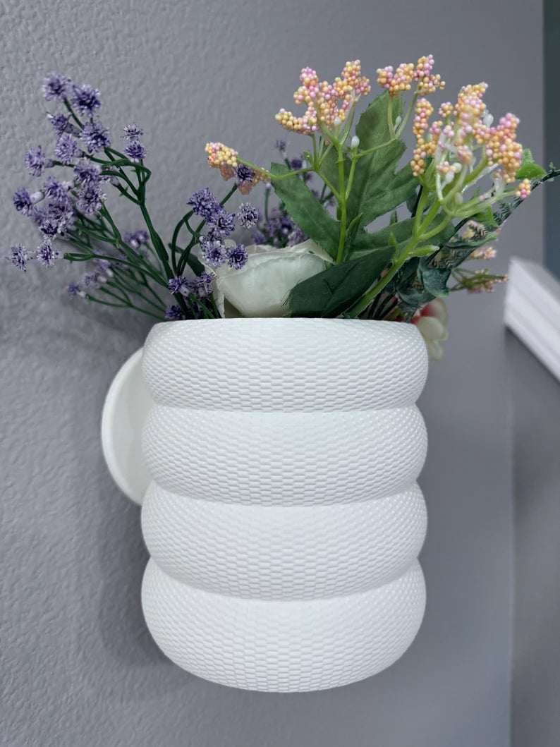 Bubble Weave Pattern - Wall Interior Planter