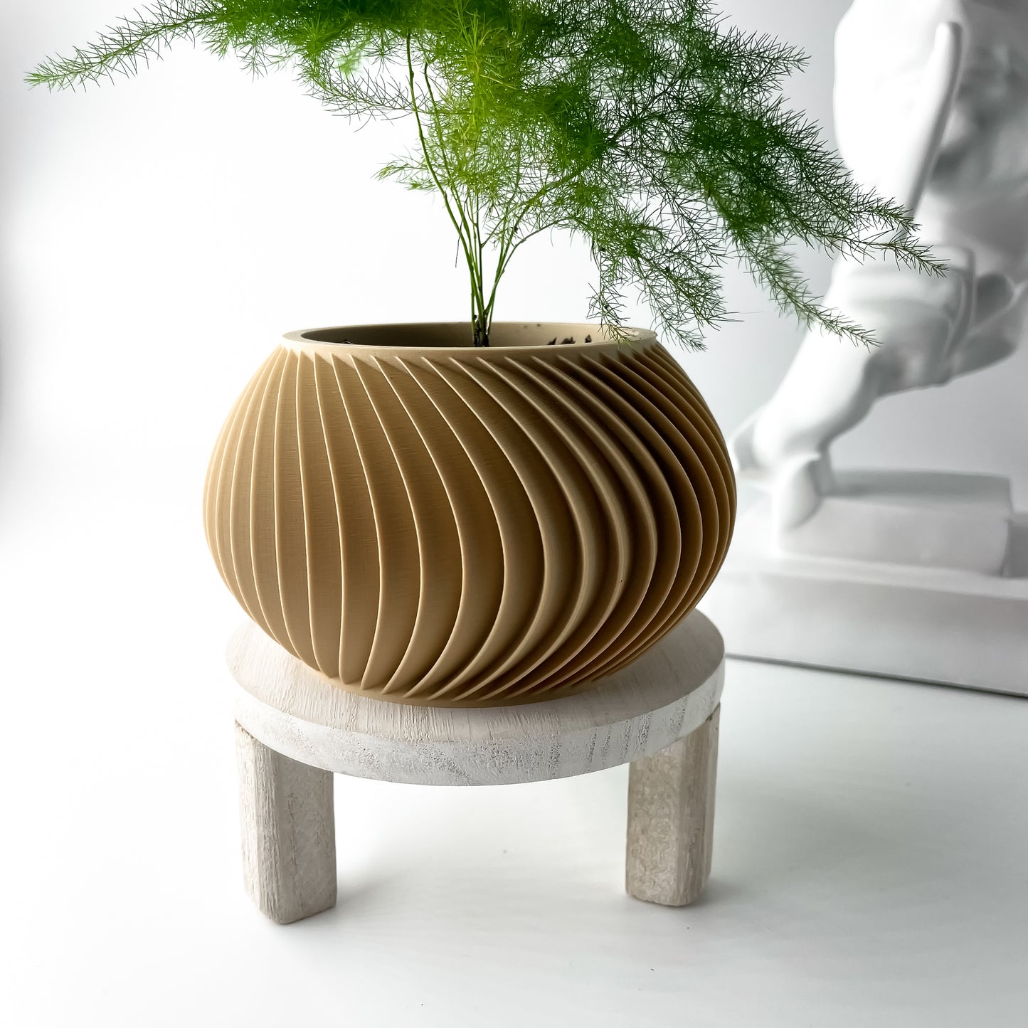 The Caleth Interior Planter Pot with Drainage Tray