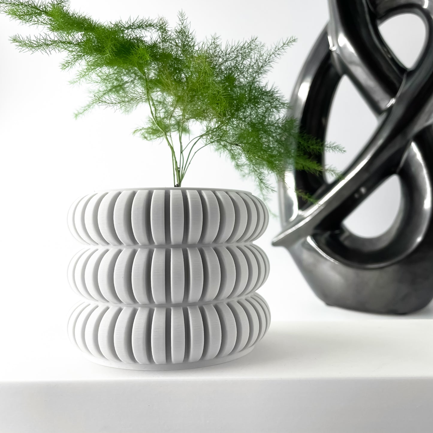 The Jevor Interior Planter Pot with Drainage Tray