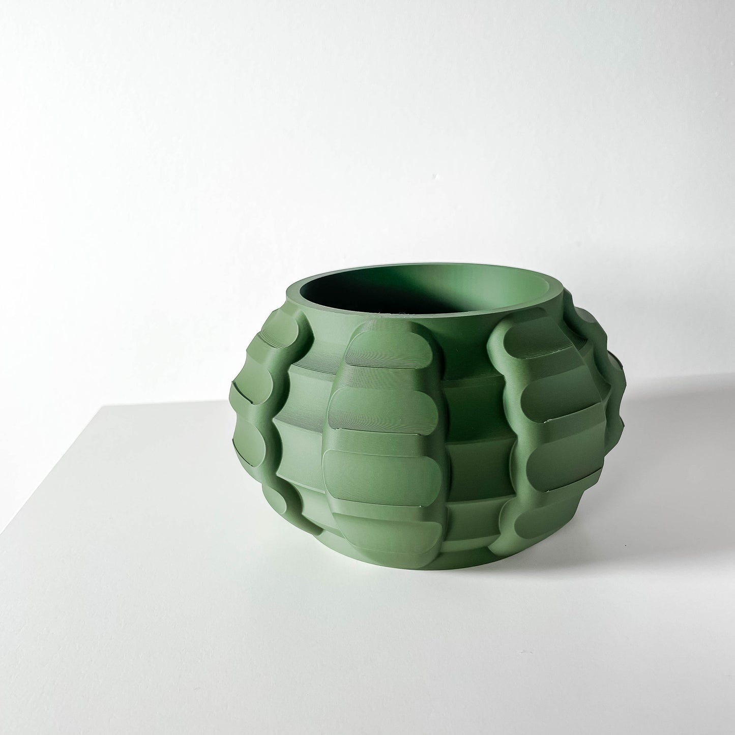 The Jute Interior Planter Pot with Drainage Tray