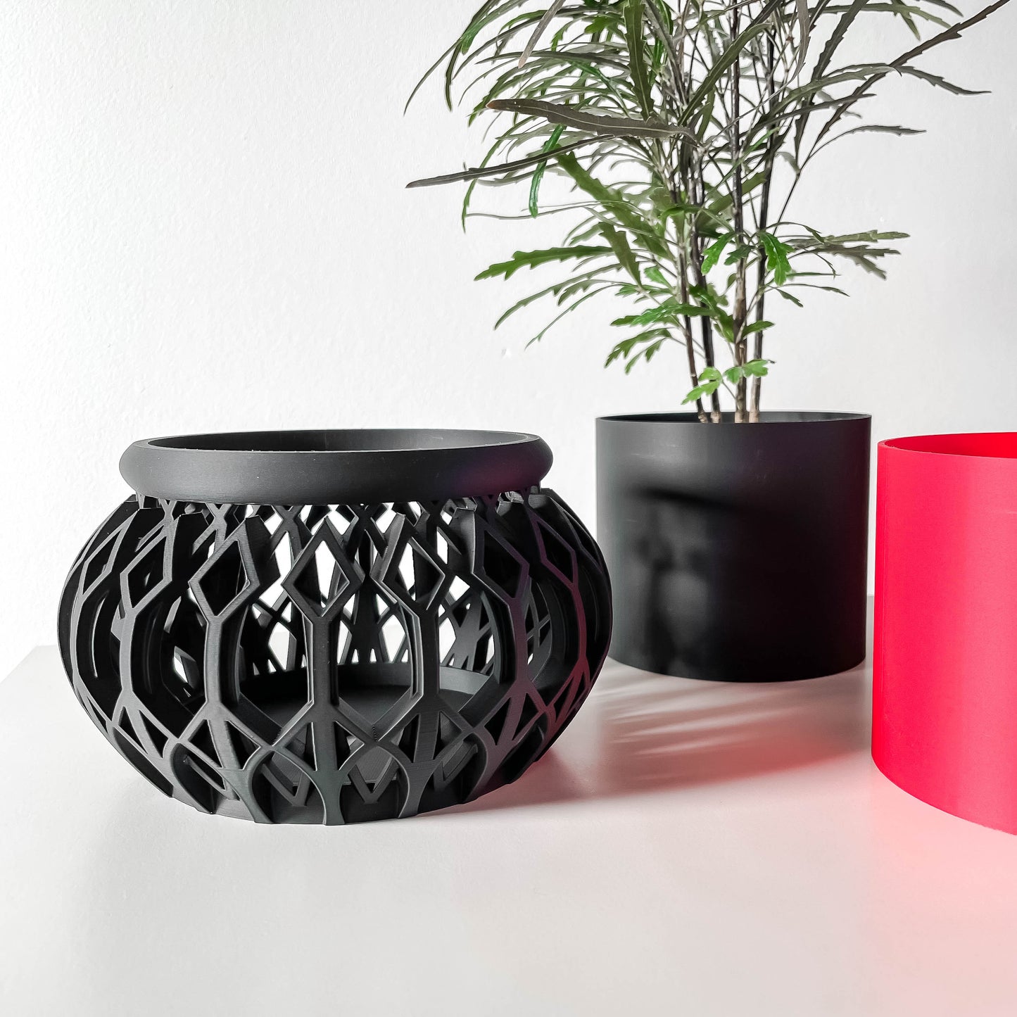 The Vyre Planter Pot & Orchid Pot Hybrid with Drainage Tray