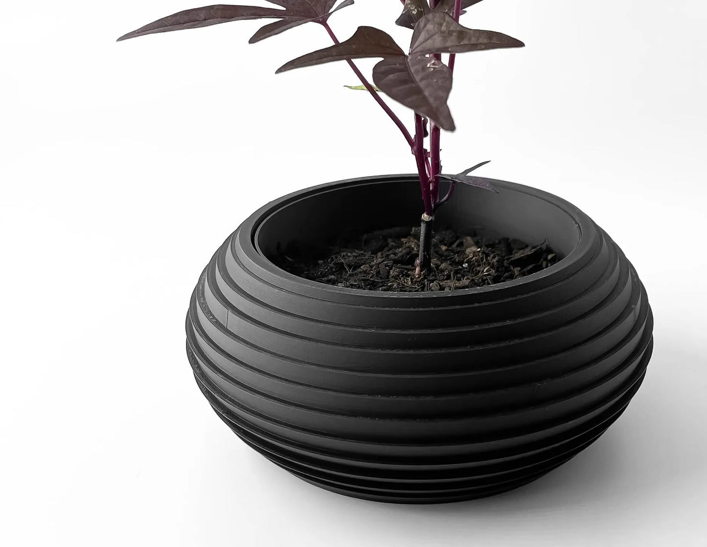 The Frons Interior Planter Pot with Drainage Tray