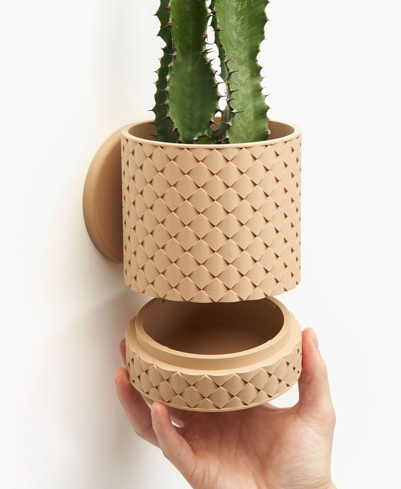Quilted Interior Wall Planter