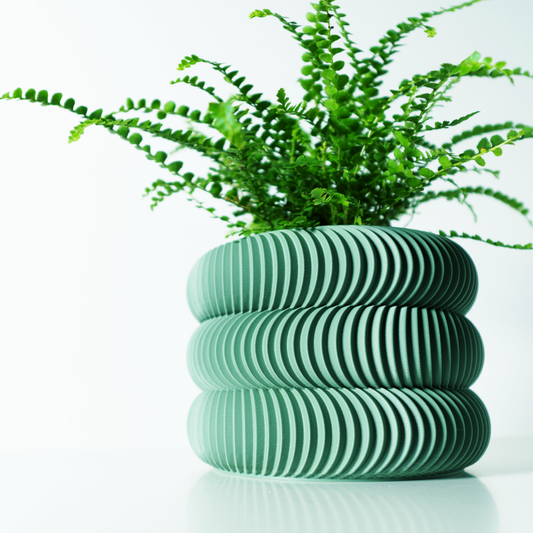 The Maro Interior Planter Pot with Drainage Tray