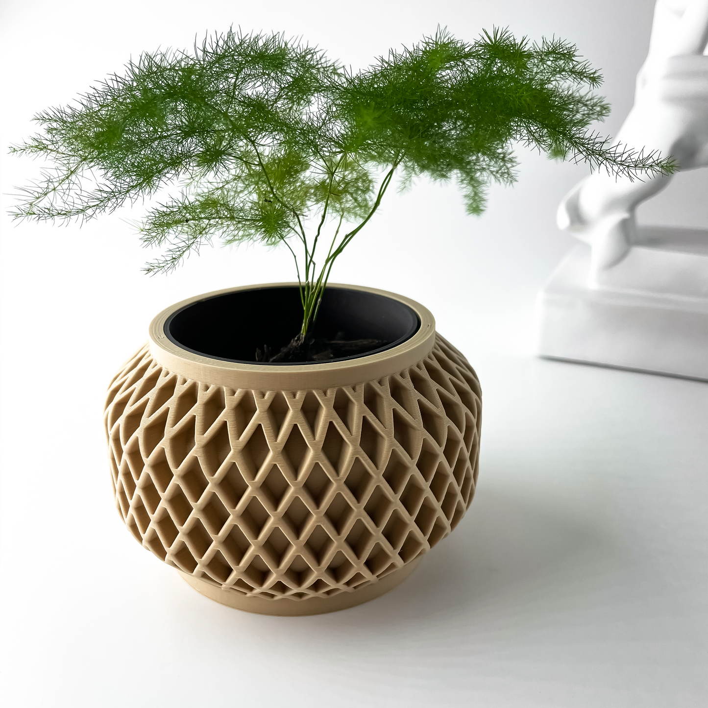The Orto Interior Planter Pot with Drainage Tray