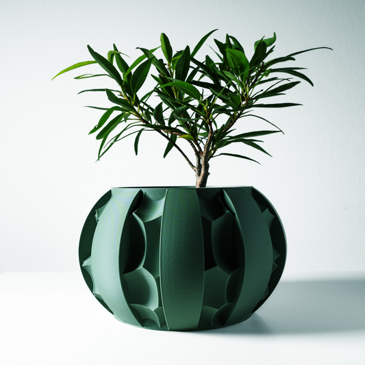 The Erna Interior Planter Pot with Drainage Tray