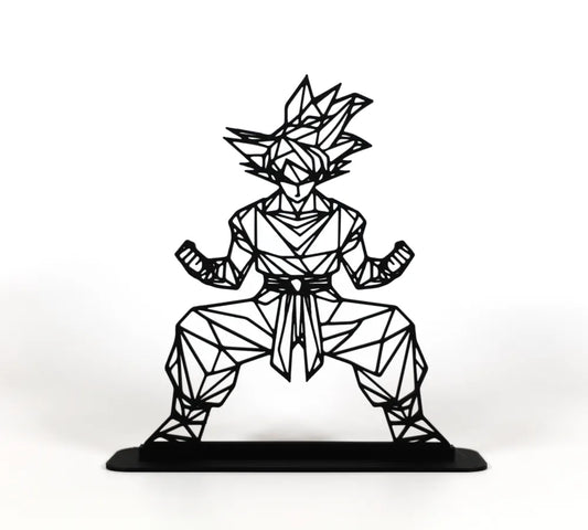 Geometric Low Poly Goku