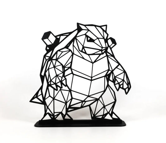Low Poly Geometric Blastoise