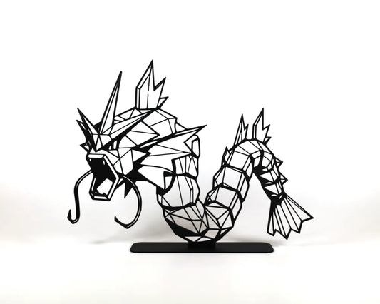 Geometric Low Poly Gyarados
