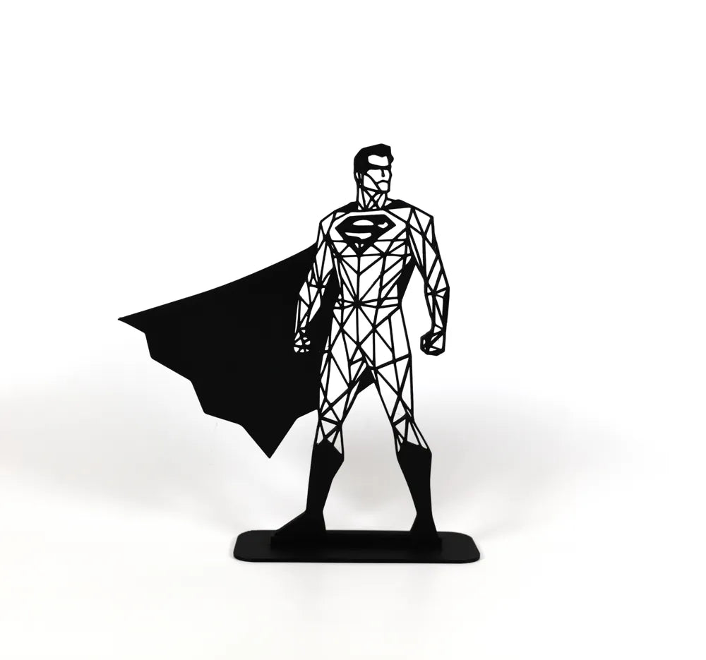 Geometric Low Poly Superman