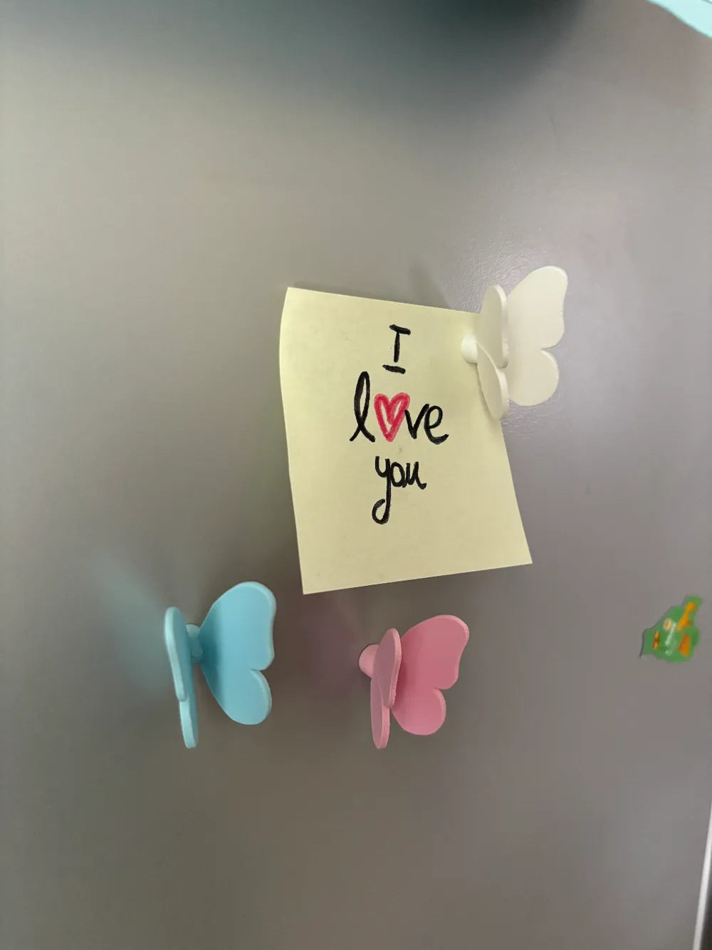 Minimalist Butterfly Fridge Magnet