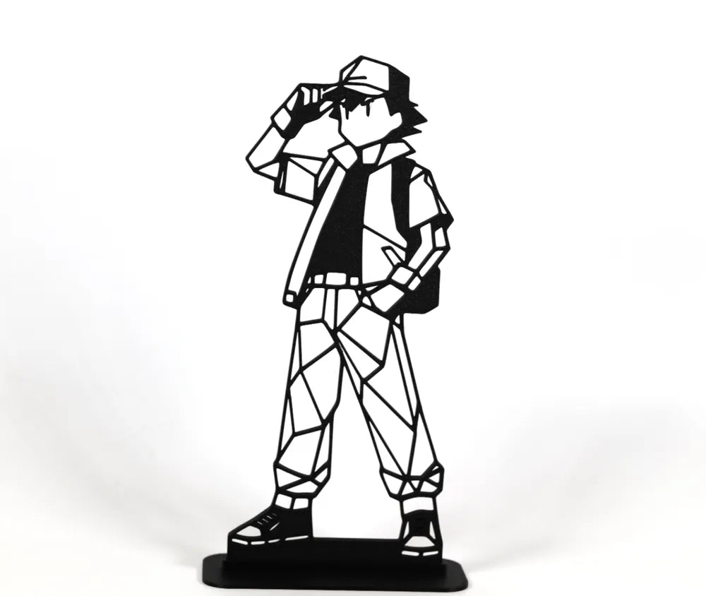 Geometric Low Poly Ash Ketchum