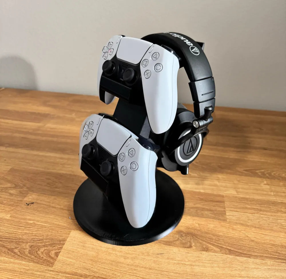DUAL PS5 CONTROLLER & HEADSET STAND