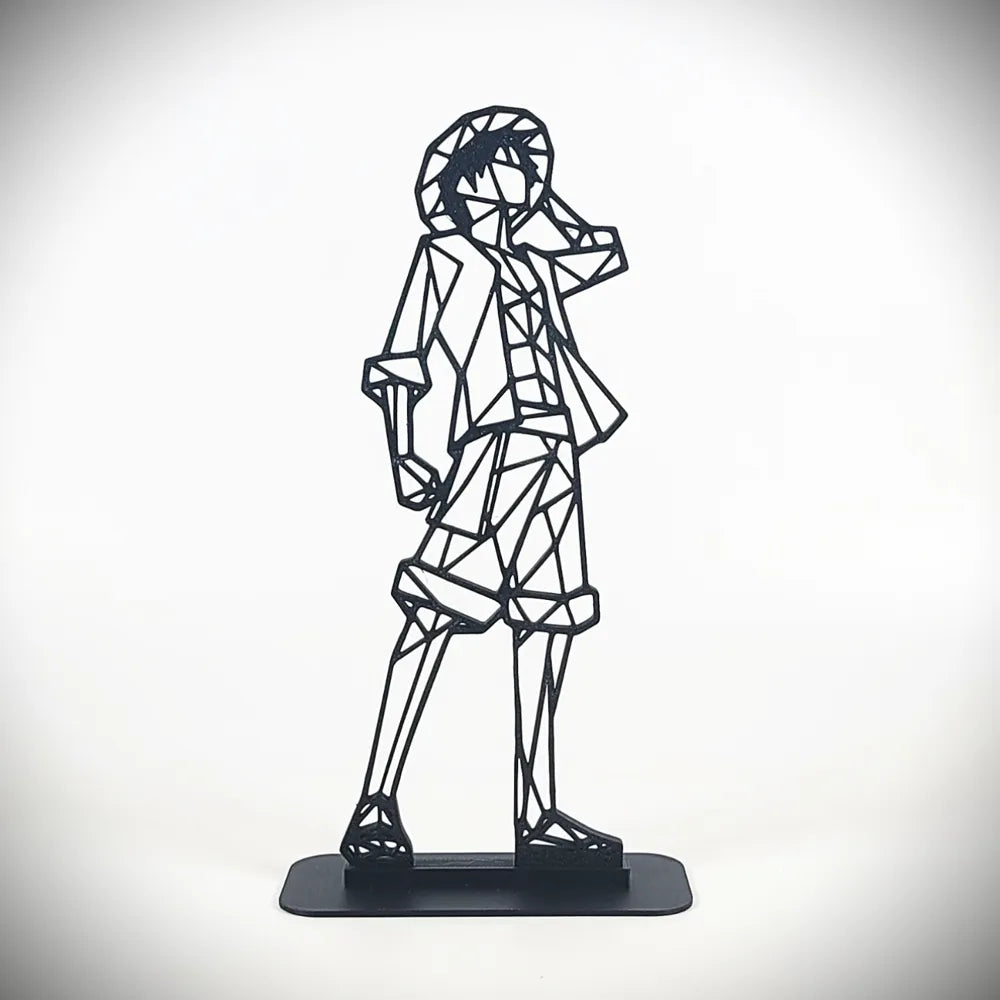 Geometric Low Poly Luffy - One Piece
