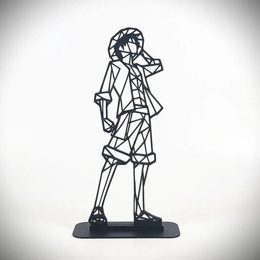 Geometric Low Poly Luffy - One Piece