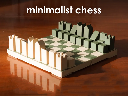 Minimalist Chess Pieces