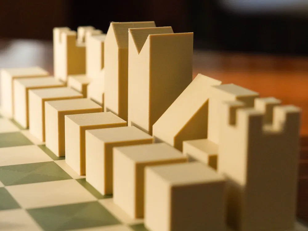 Minimalist Chess Pieces