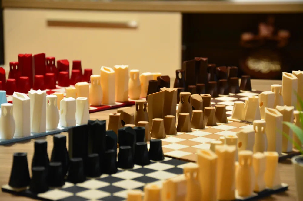 Minimalist Chess Set | Foldable & Portable