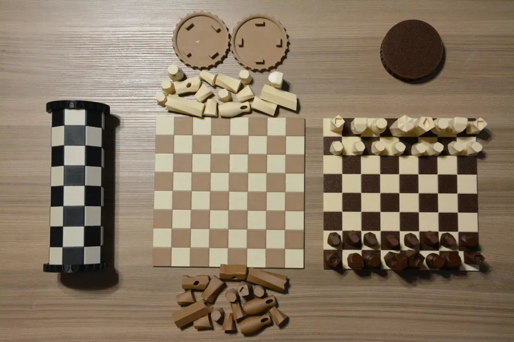 Minimalist Chess Set | Foldable & Portable