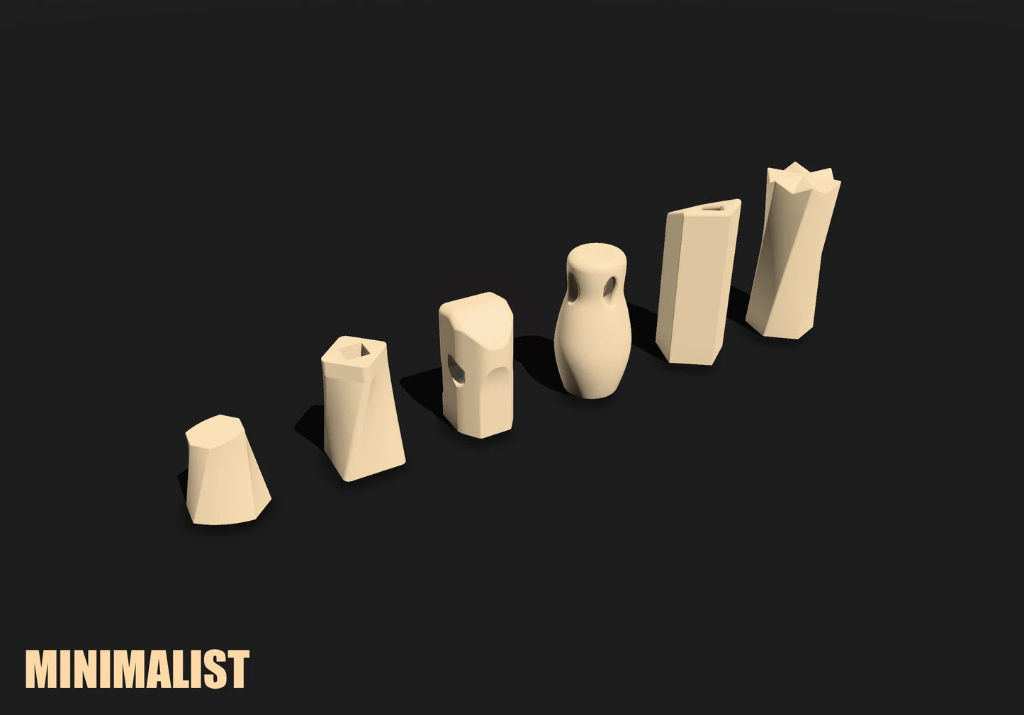 Minimalist Chess Set | Foldable & Portable