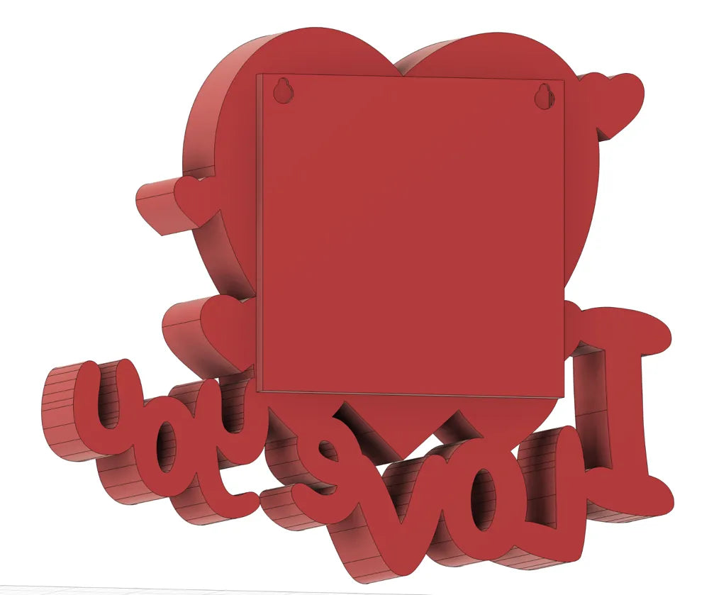 Valentine's Day "I Love You" Photo Frame