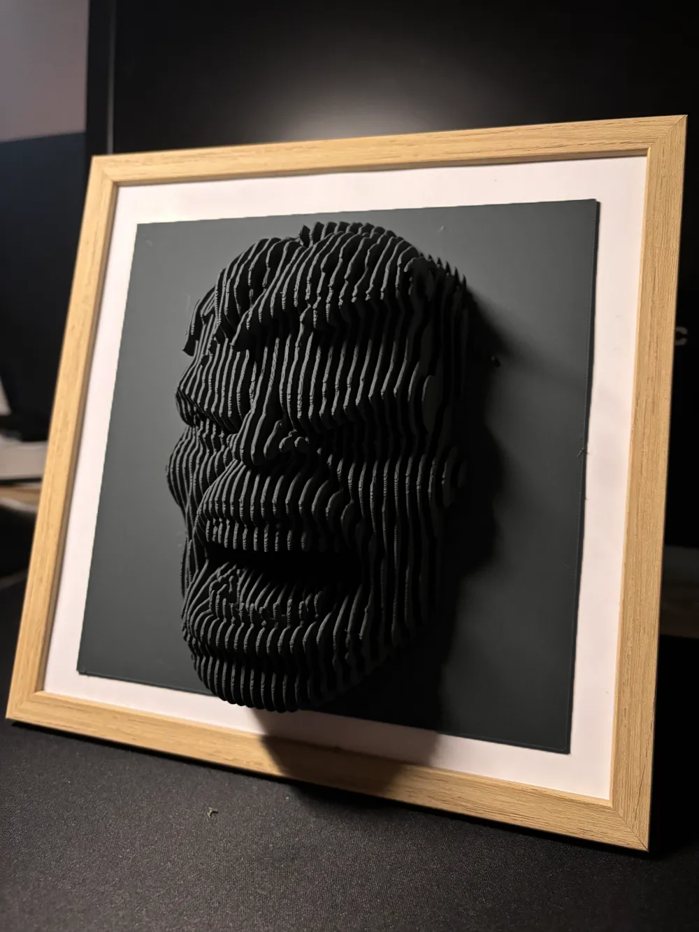 Hulk layered sculpture