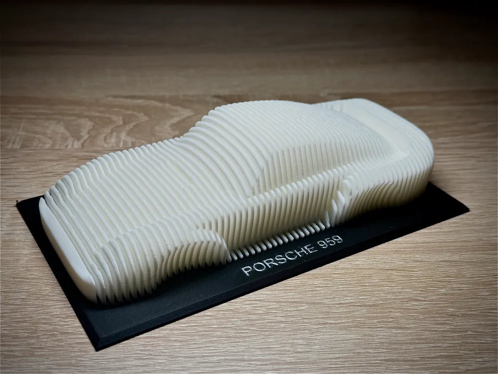 Porsche 959 Layered Sculpture