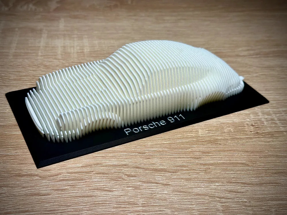 Porsche 911 Carrera Layered Sclupture