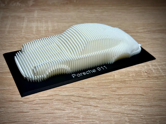 Porsche 911 Carrera Layered Sclupture