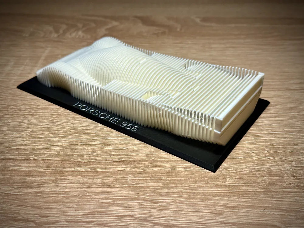 Porsche 956 Layered Sculpture