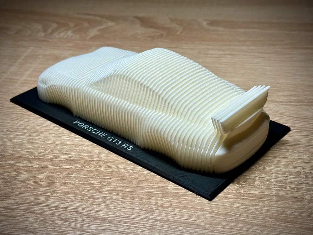 Porsche GT3 RS Layered Sculpture