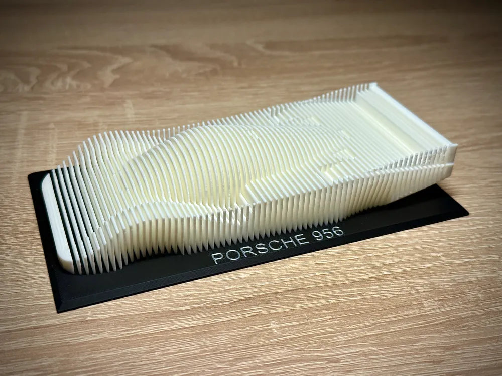 Porsche 956 Layered Sculpture