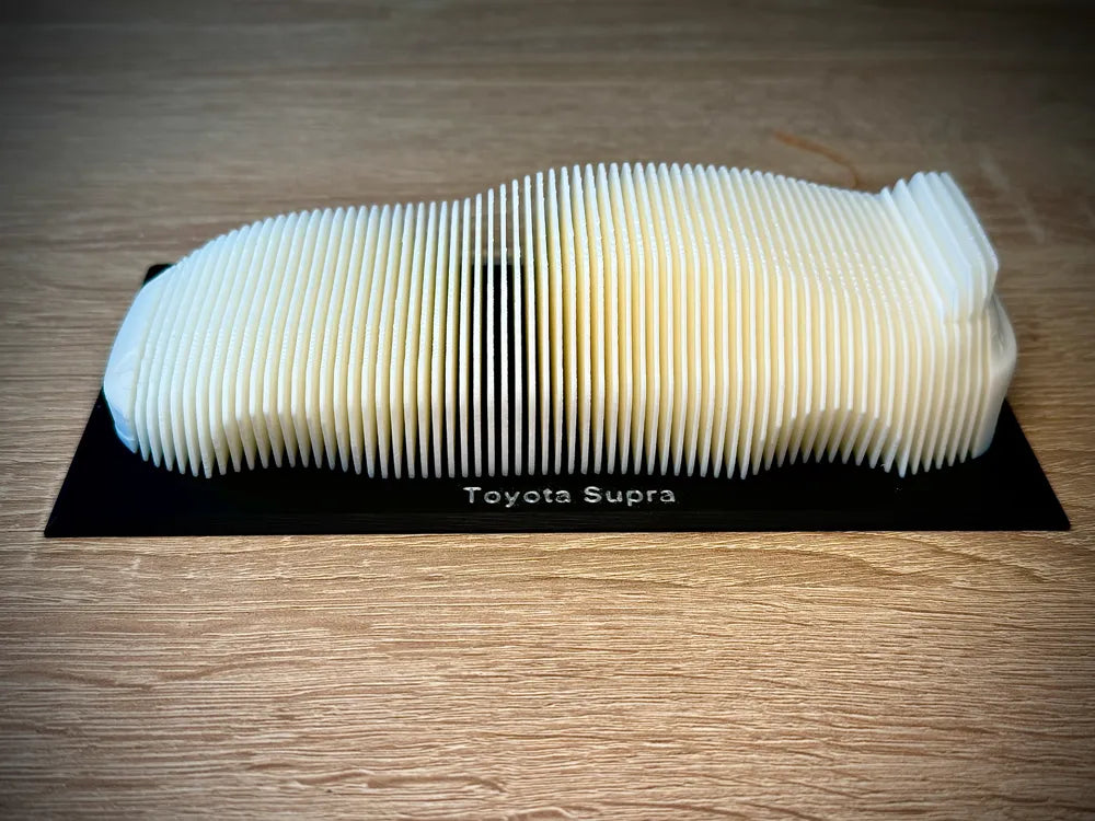 Toyota Supra Layered Sculpture