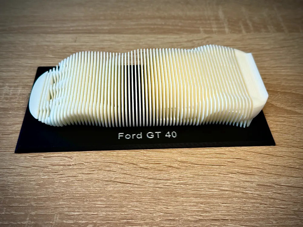Ford GT40 Layered Sculpture