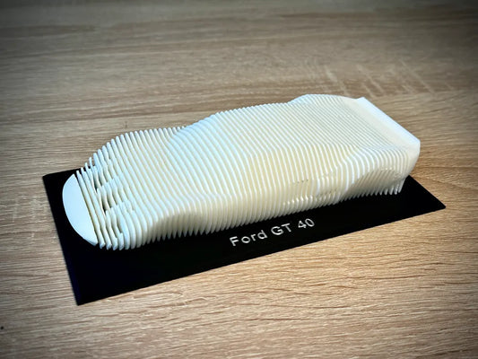 Ford GT40 Layered Sculpture