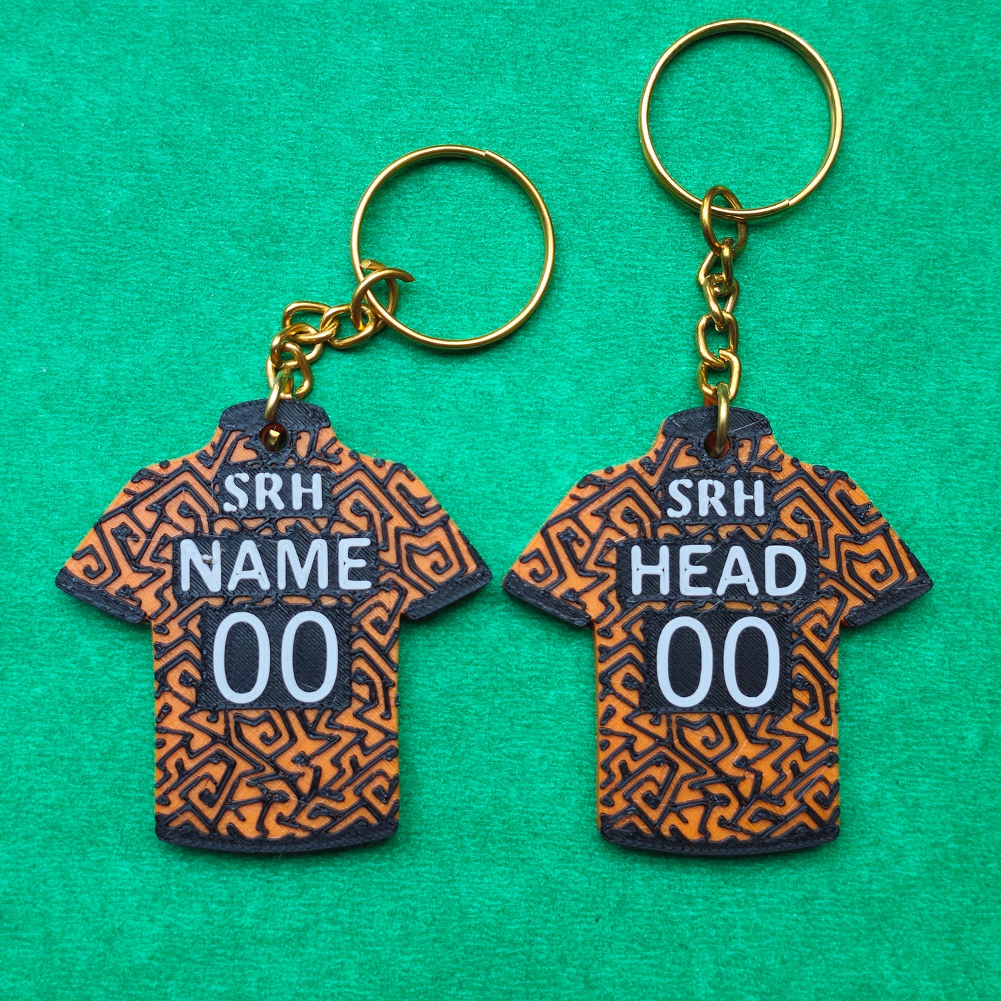 Custom name IPL jersey keychain