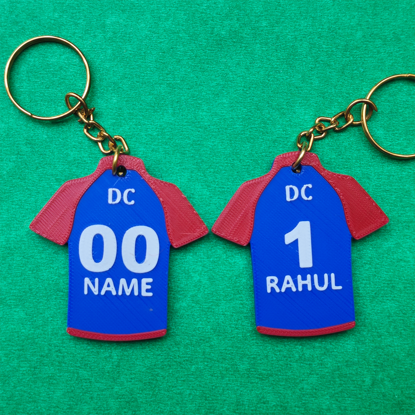 Custom name IPL jersey keychain