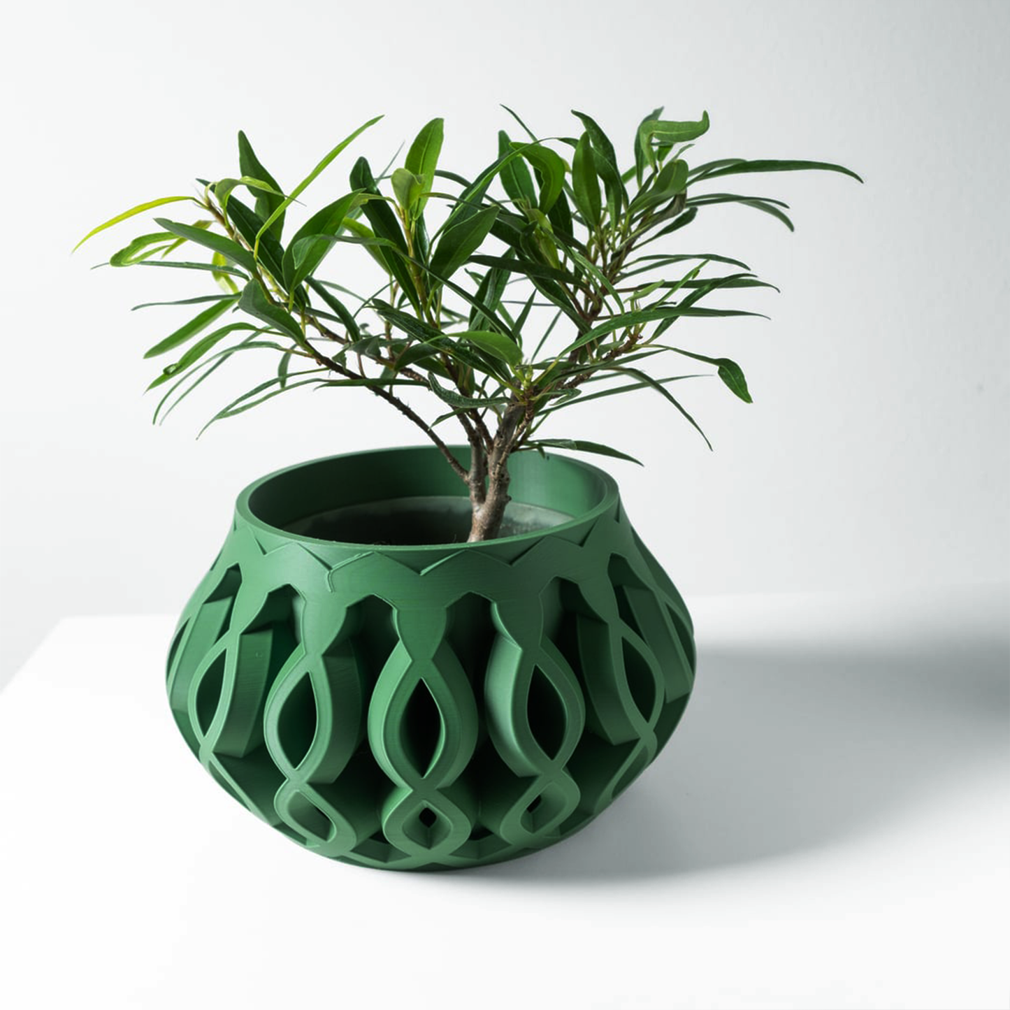 The Cylas Interior Planter Pot with Drainage Tray