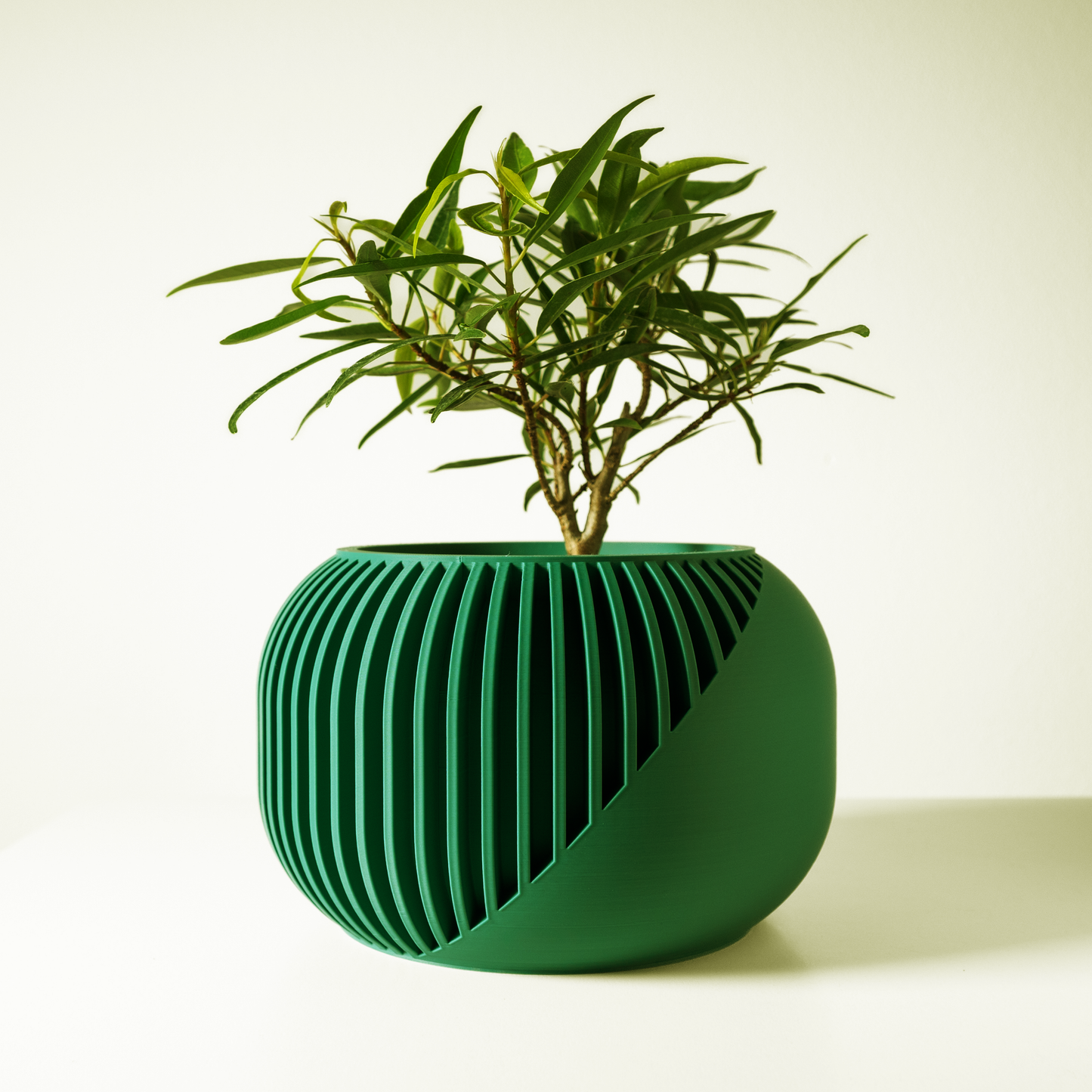 The Narvo Interior Planter Pot with Drainage Tray