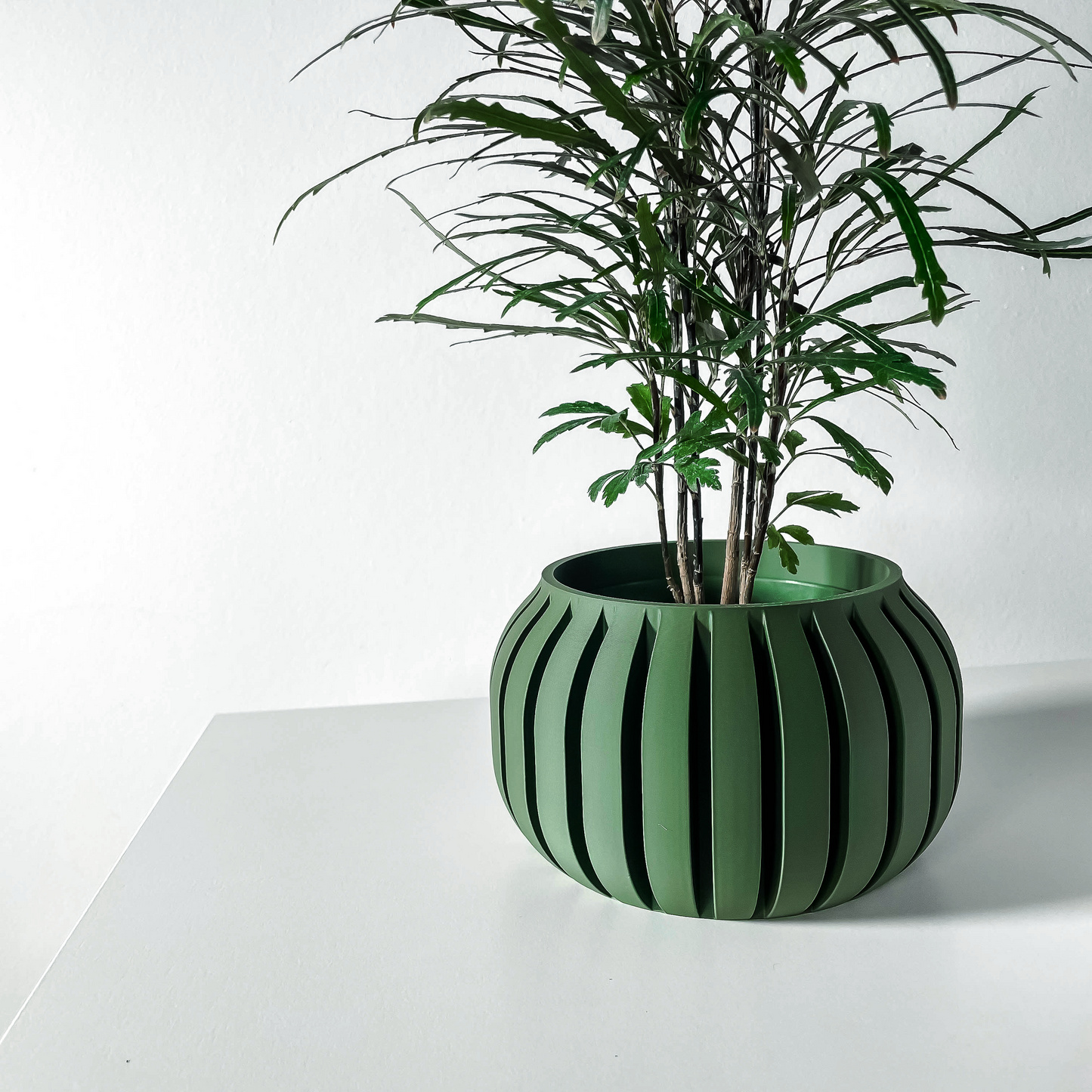 The Juse Interior Planter Pot with Drainage Tray