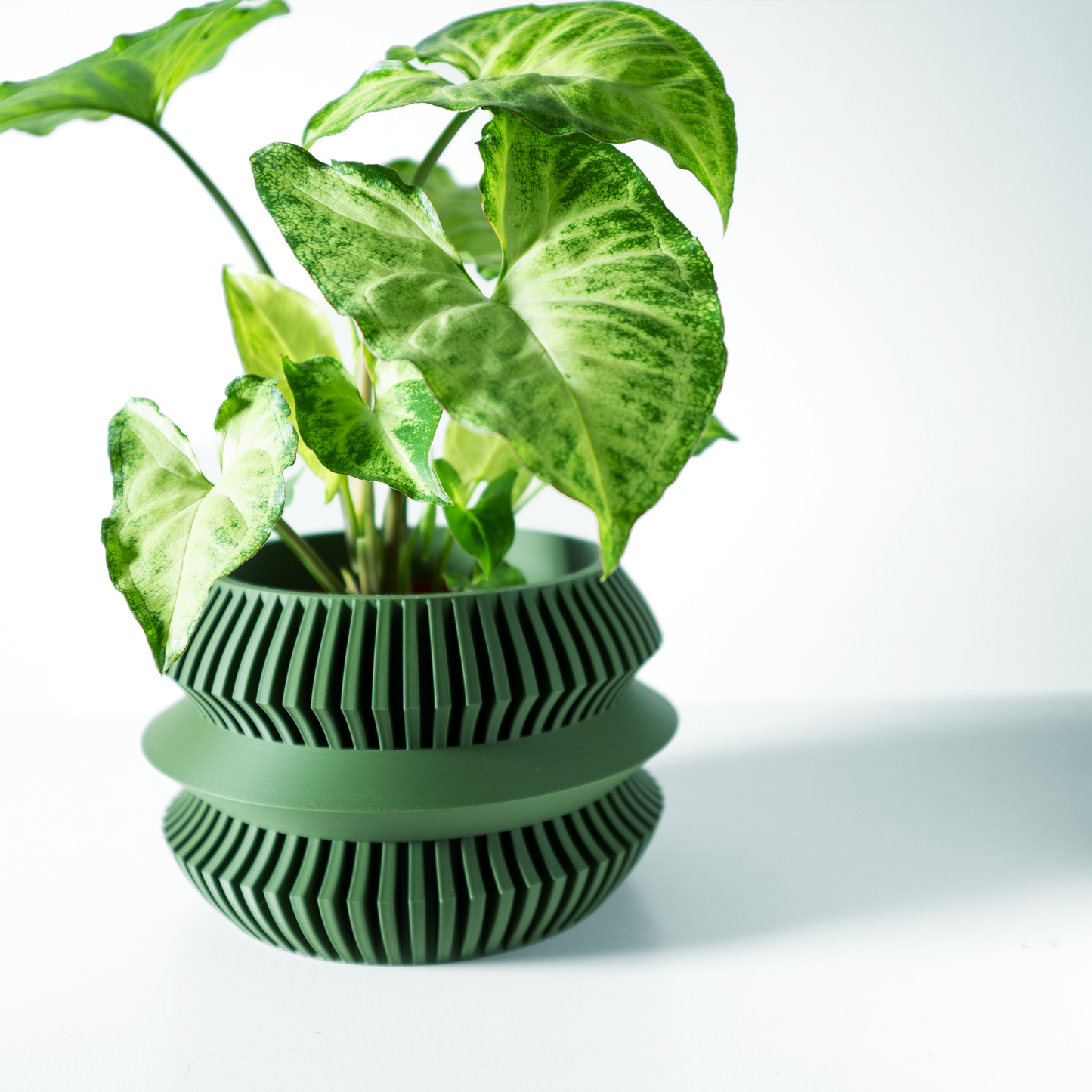The Uldol Interior Planter Pot with Drainage Tray
