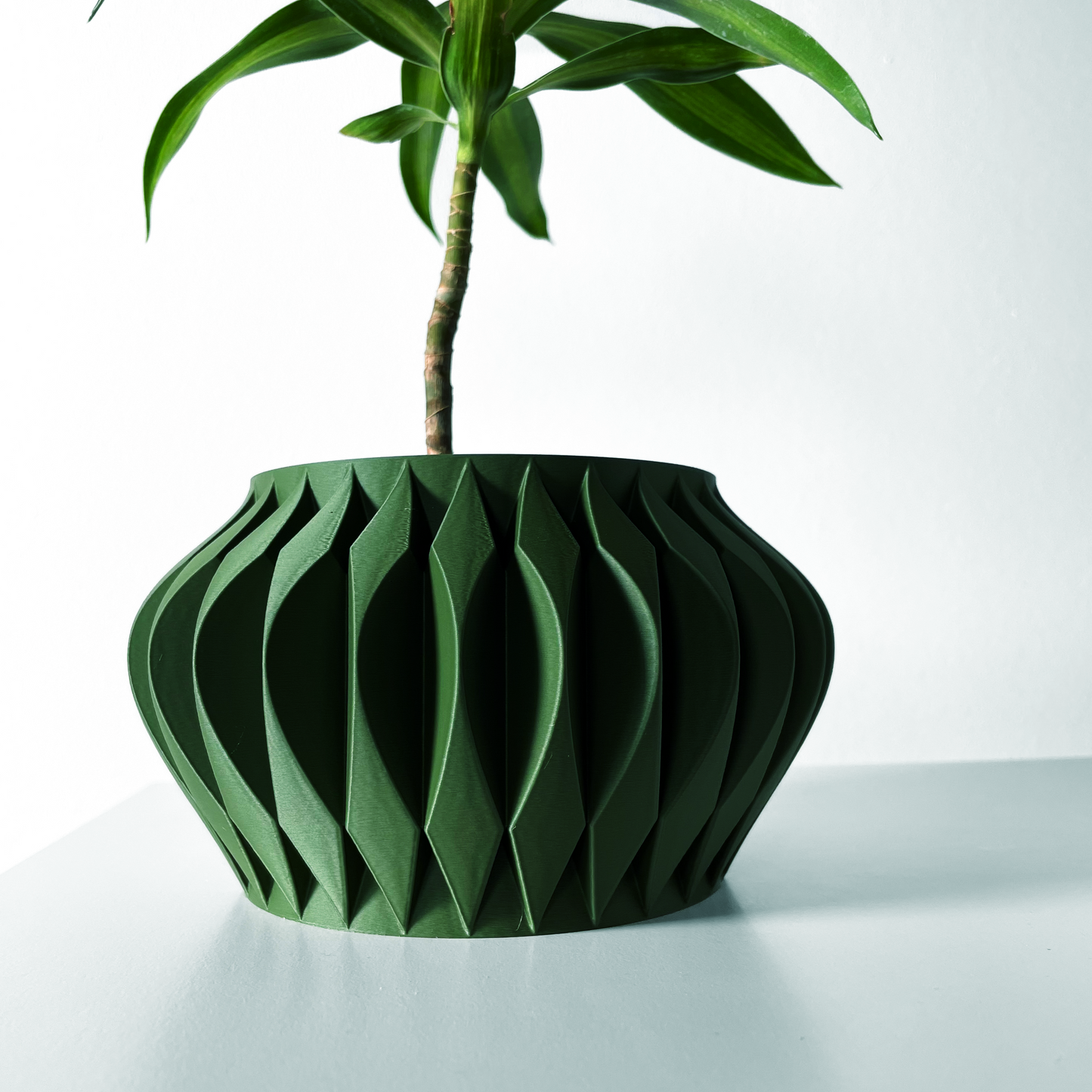 The Sevi Interior Planter Pot with Drainage Tray